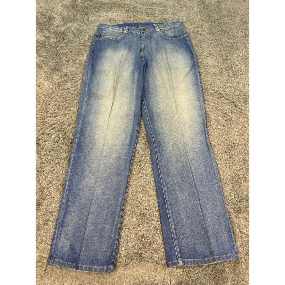 Vtg Ralph Lauren Jeans Womans 14W High Rise Relaxed Loose Baggy Y2K 90s Denim